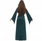 Disfraz de Princesa Medieval Leonilde para mujer espalda