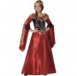 Disfraz de Reina Medieval Roja para niña