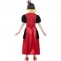 Disfraz de Reina Roja de Corazones para niña espalda