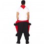Disfraz de San Fermín a hombros para adulto espalda