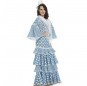 Disfraz de Sevillana Azul Claro para mujer