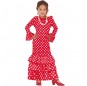 Disfraz de Sevillana roja para niña