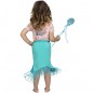 Disfraz de Sirenita Tutú azul para niña espalda