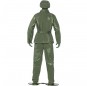 Disfraz de Soldado verde para hombre espalda