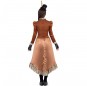 Disfraz de Steampunk Retrofuturista para mujer espalda
