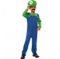 Disfraz de Fontanero Luigi para niño