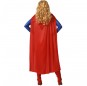 Disfraz de superheroína cómic para mujer Espalda