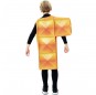 Disfraz de Tetris Naranja para niños espalda