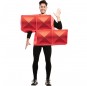 Disfraz de Tetris Rojo para hombre