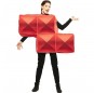 Disfraz de Tetris Rojo para mujer
