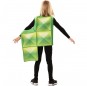 Disfraz de Tetris Verde para niños espalda