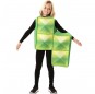 Disfraz de Tetris Verde para niños
