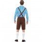 Disfraz de Tirolés Oktoberfest azul para hombre espalda