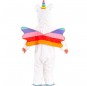 Disfraz de Unicornio multicolor para bebé espalda