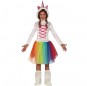 Disfraz de Unicornio Multicolor para niña