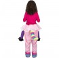 Disfraz de Unicornio Rosa a hombros para niños espalda