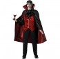 Disfraz de Vampiro rojo con capa para hombre