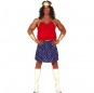 Disfraz de Wonder Woman Gordinflón para hombre