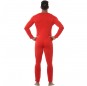 Disfraz Maillot Rojo para hombre espalda