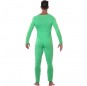 Disfraz Maillot Verde para hombre espalda