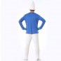 Disfraz de Enanito azul adulto para hombre espalda