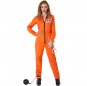 Disfraz de Prisionera con uniforme naranja para mujer