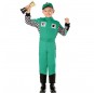 Disfraz de Piloto verde de Fórmula 1 para niño