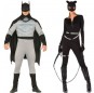 Pareja Bat hero y Catwoman