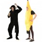 Pareja Chimpancé y Plátano