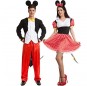 Pareja Ratoncitos Mickey y Minnie Mouse 