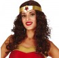 Peluca Wonder Woman con diadema