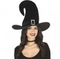 Sombrero Bruja Elegante negro