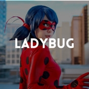 Catálogo de disfraces Ladybug para niños, niñas, hombres y mujeres