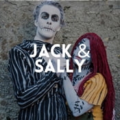 Tienda online de disfraces de Jack Skellington y su novia