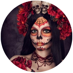 Eleva tu estilo en Halloween con nuestros elegantes disfraces de Catrina. ¡Sé la envidia de la fiesta!