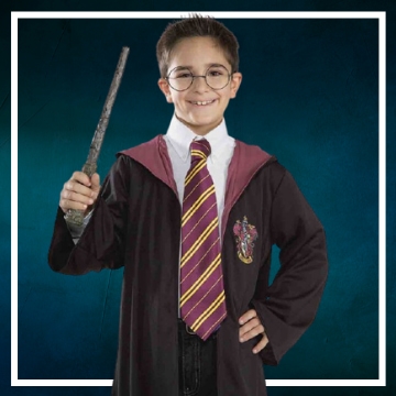 Compra online los disfraces para convertirte en el mago Harry Potter