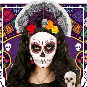 Compra online diademas de Catrina para Halloween