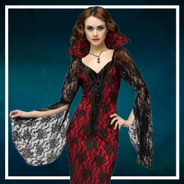 Compra online los trajes Halloween de vampiresas