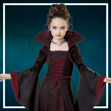 Compra online los disfraces Halloween de vampiresas infantiles