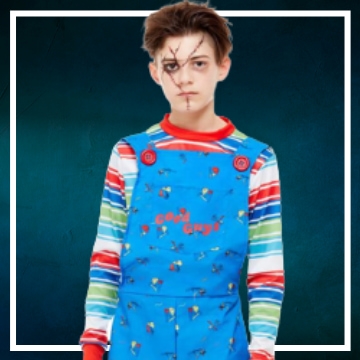 Compra online los disfraces Halloween de Chucky infantiles