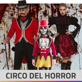 Tienda online de disfraces del Circo de los Horrores