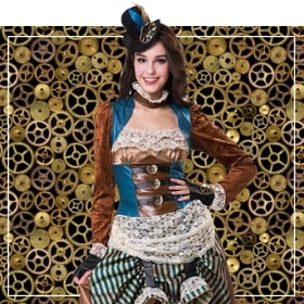 Steampunk, accesorios para disfraz, para disfraz de Halloween