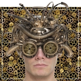 Steampunk, accesorios para disfraz, para disfraz de Halloween