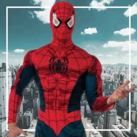 Pijama kigurumi Spiderman adulto - Envío 24h