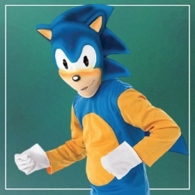 Sonic The Hedgehog - Disfraz infantil de carnaval (7-8 años)