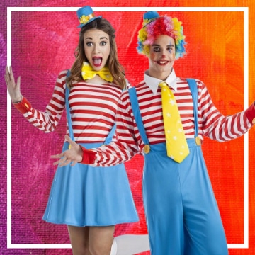 Tienda online de disfraces en pareja del circo