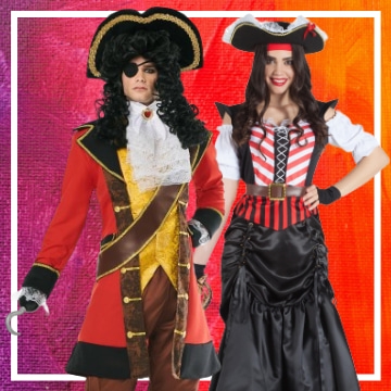 Disfraces adultos Piratas Mujer, venta de trajes de Carnaval y disfraces  para halloween para hombre / mujer baratos 