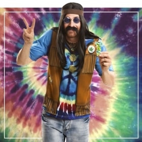 Disfraces hippies de hombre