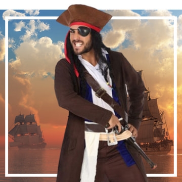 Disfraz De Capitan Pirata Elegante Para Mujer Disfraces De Piratas